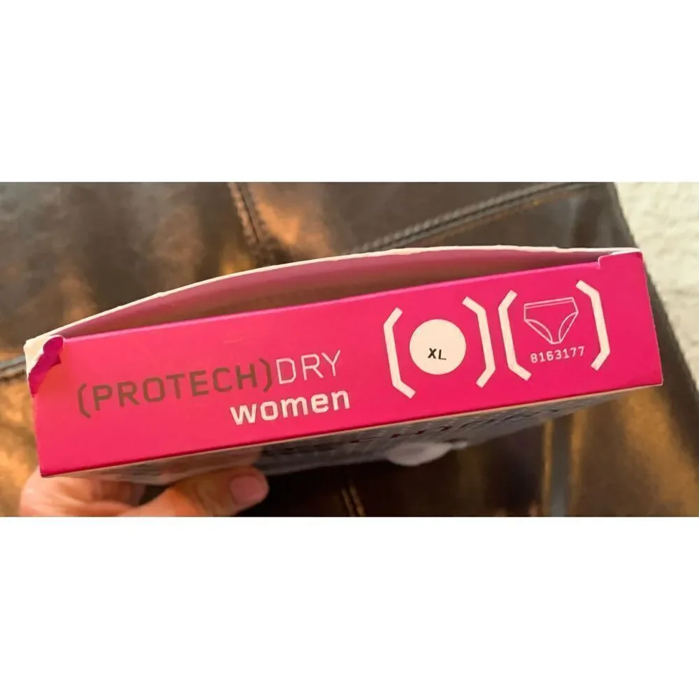 NEW IN BOX PROTECH DRY UNIARY PROTECTION WHITE COTTON UNDERWEAR XL retail $30